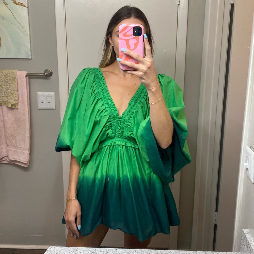 Martha Rey Emma Dress Green Size XS